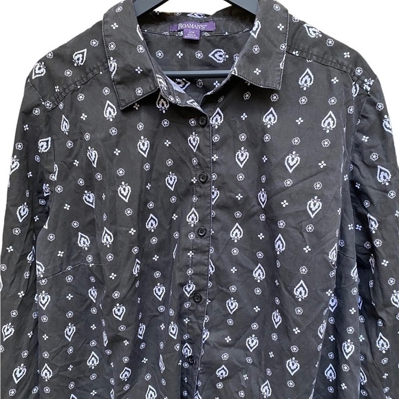 Roaman’s | Novelty | Long Sleeve | Blouse | Size: 22W - Picture 4 of 13